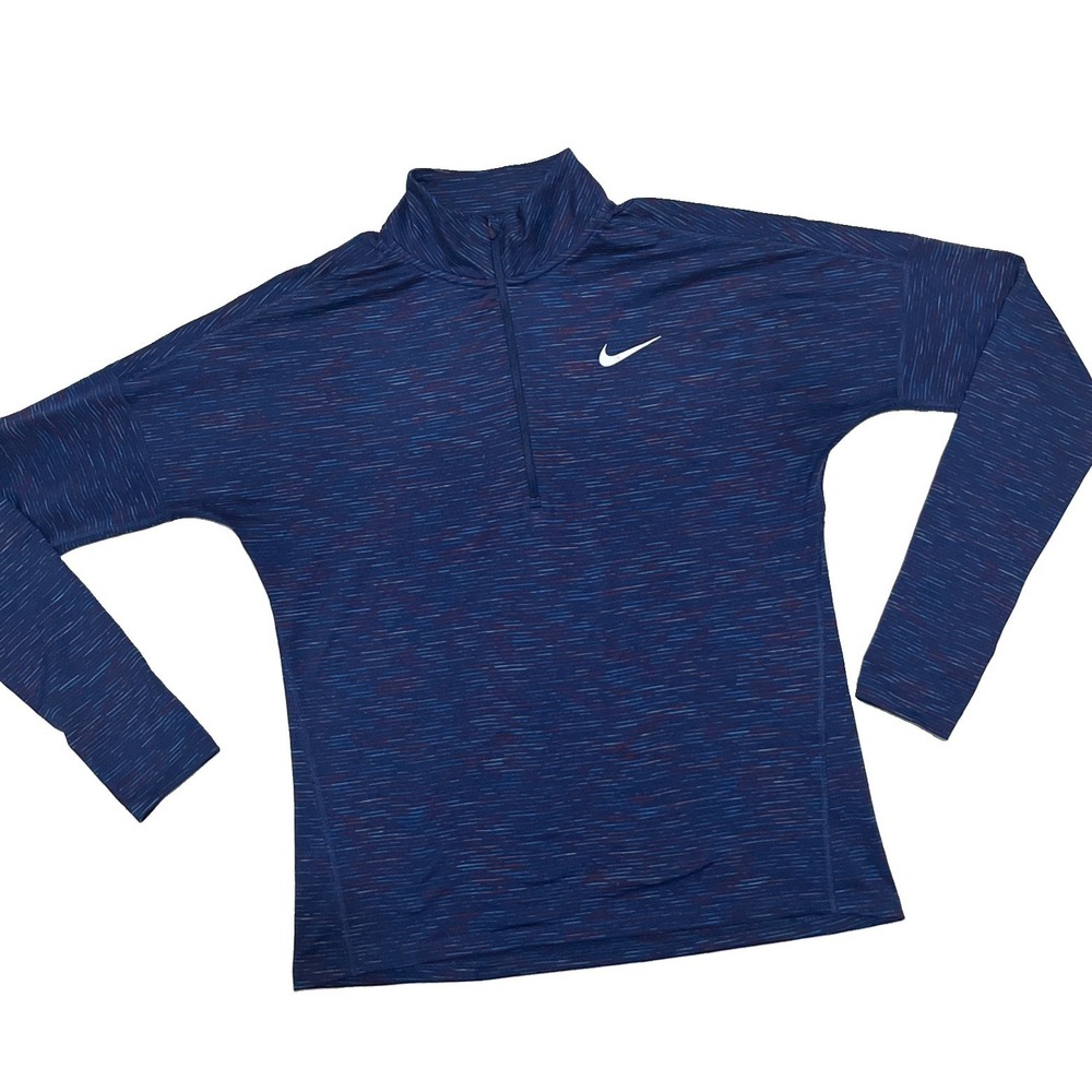 Nike Women's Running Sweatshirt Dri-Fit ELMNT TOP HZ RADIANT Size S 899637-429